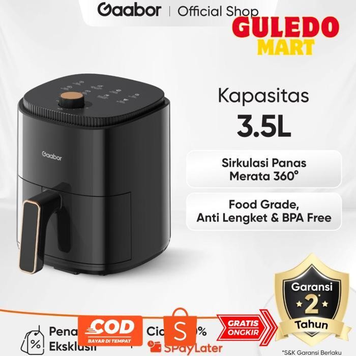 er-56 uk-75 eqw-68 Gaabor Air Fryer 3.5L Penggorengan Tanpa Minyak Low Watt Multifungsi Serbaguna / 