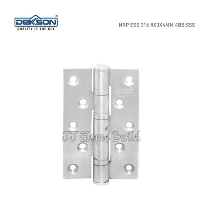 Terbaik Engsel Pintu Dekson 5X3X4Mmx4Bb Nrp Stainless Sus 316 100% Ori
