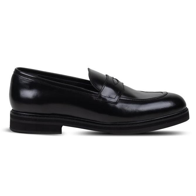 Noir Penny Loafers BS