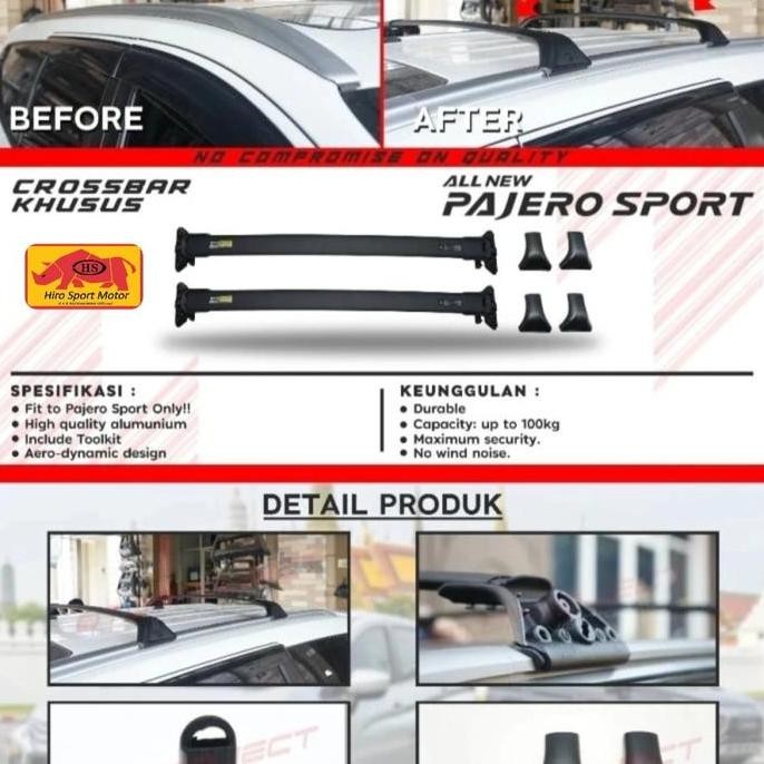 Ready Cross Bar Pajero Sport Model Lexus Original