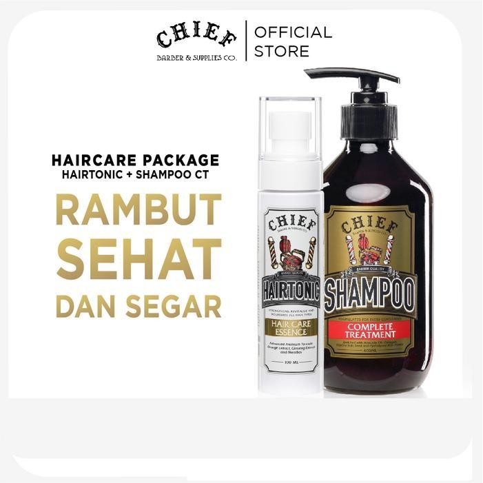 CHIEF ULTIMATE HAIR CARE PACKAGE | Chief Hairtonic + Chief Shampoo 400ml + Chief Haircaviar Mask