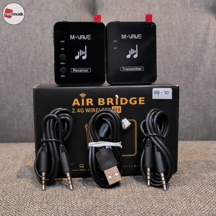In Ear Monitor M Vave WP 10 MVave Wireless Ear Monitor WP10 Set Transmitter Receiver Original