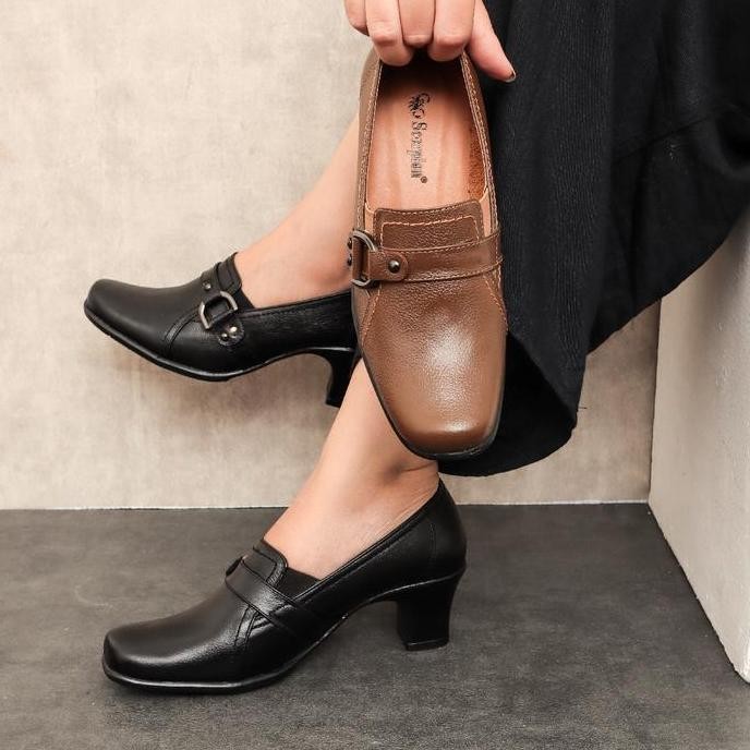 Original Scorpion 950 Sepatu Formal/Casual/Pantofel Wanita Bahan Kulit SHA
