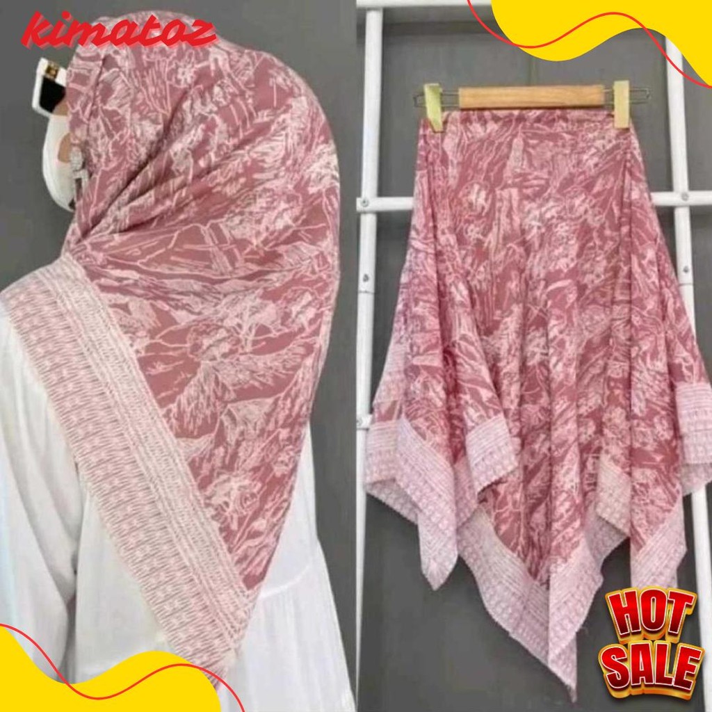 Cod Hijab Leopard Voal Motif Segi Empat Adem Sr
