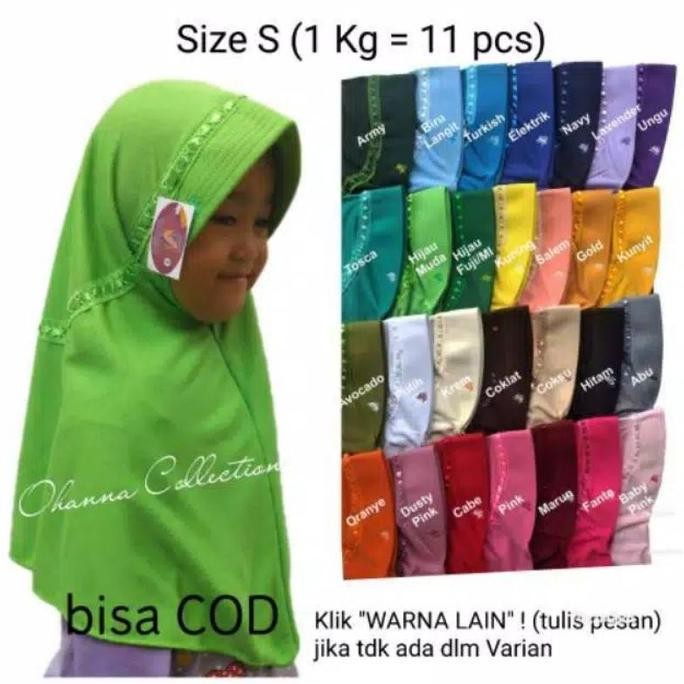 (Expert) Hijab Rabbani KW / Kerudung anak sekolah Tk Sd