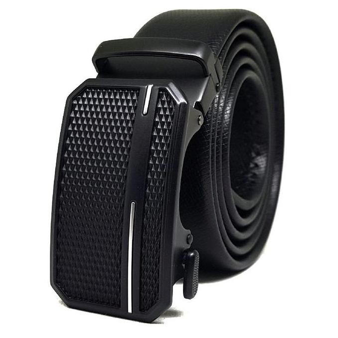 Gesper ikat pinggang pria model rel LV01 black TEB
