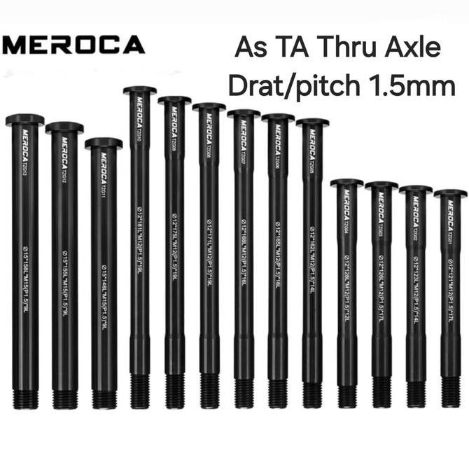 Meroca As TA Thru Axle Hub Freehub Sepeda MTB Roadbike