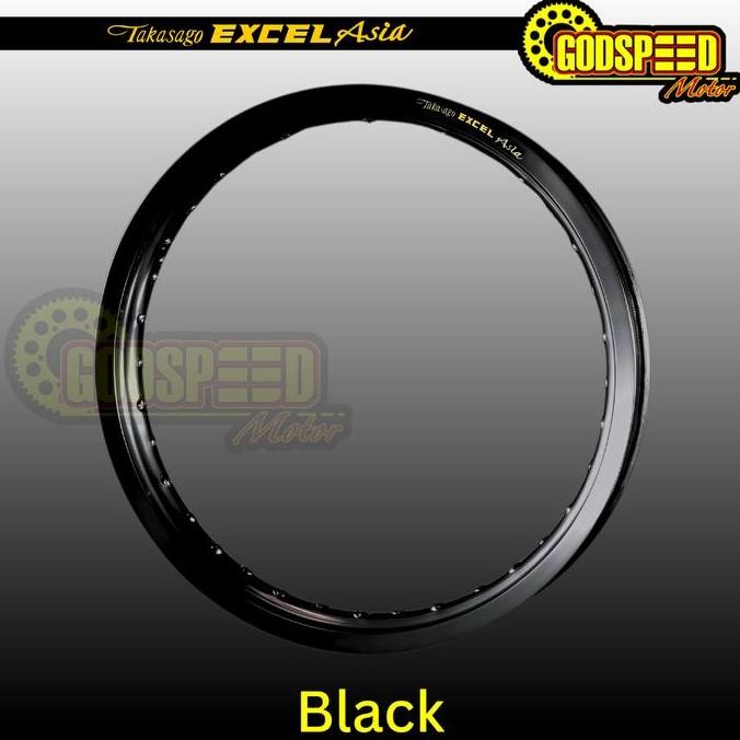 Velg Takasago Excel Asia 18 X 1.85 (36H) & 21 X 1.60 (36H) Black