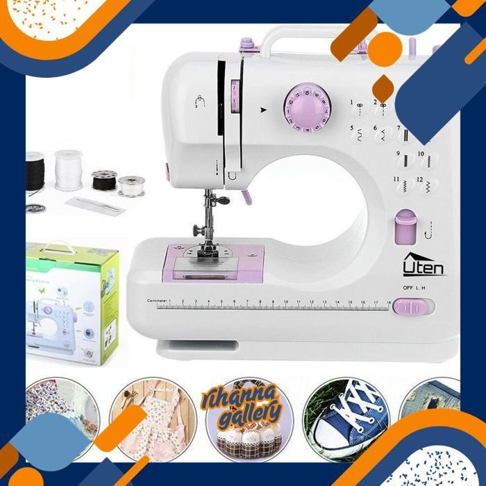 se-7 fx-4 Mega Sale Linix Mesin Jahit Mini Portabel 705 12 Jenis Pola 1 Mesin Jahit Listrik Pakaian 