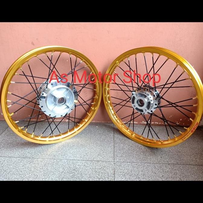 Sepaket Velg Rossi 140 -160 Ring 17 Tromol Jari Jupiter Z Vega Fizr Mx