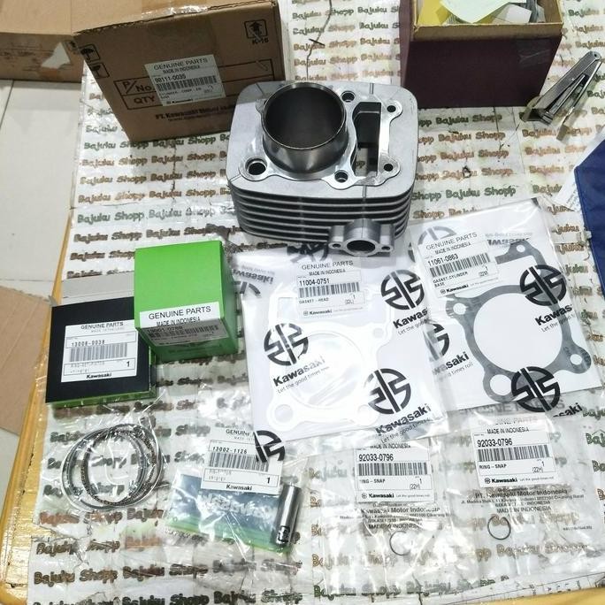Paket Blok Piston Set Standar Klx 150 Bf Original