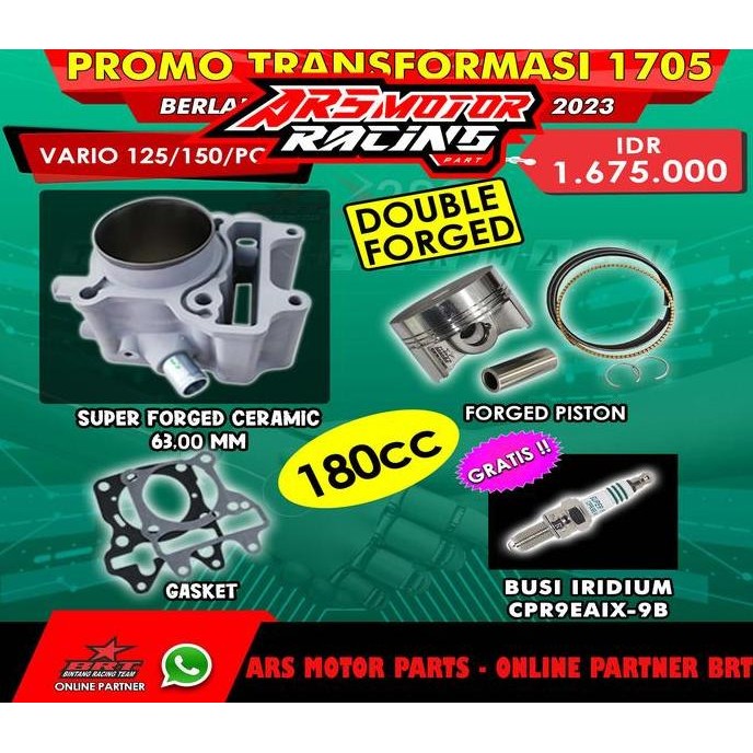 Blok Piston Brt Ceramic 63Mm Vario 125 . Vario 150 . Pcx 150 . Adv 150