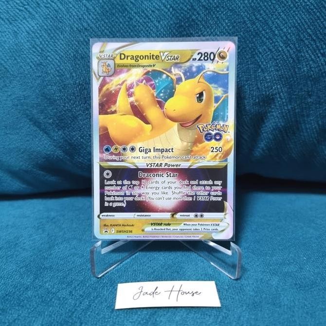 New  Dragonite VSTAR SWSH236 (Pokemon GO) - Kartu Pokemon TCG English