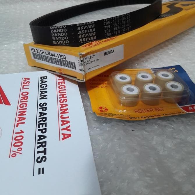 Van Belt V Belt V-Belt 1 Set + Roller Beat Esp / Beat Pop Esp Aspira