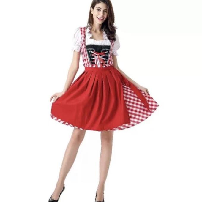 Ready  bavarian octoberfest germany women adult costume dress | kostum jerman