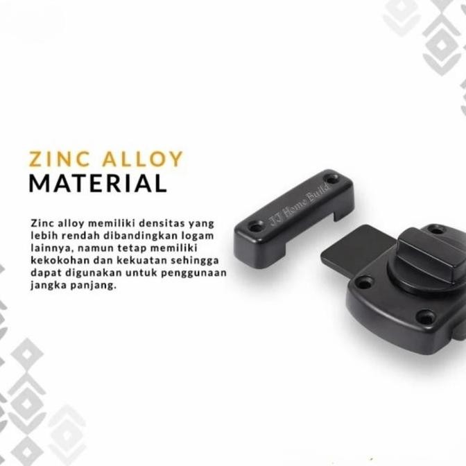 Grendel Putar / Grendel Slot Pintu Jendela / Grendel WC Putar