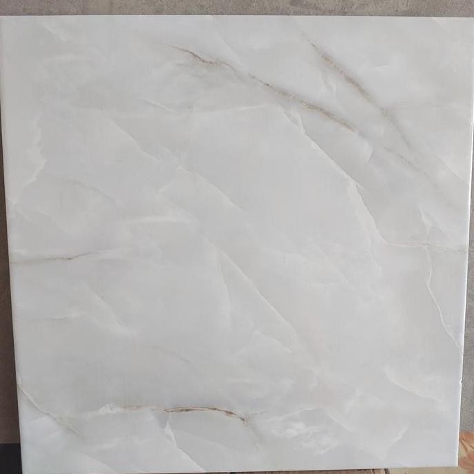 KERAMIK 40X40 MOTIF MARMER RICH GOLD