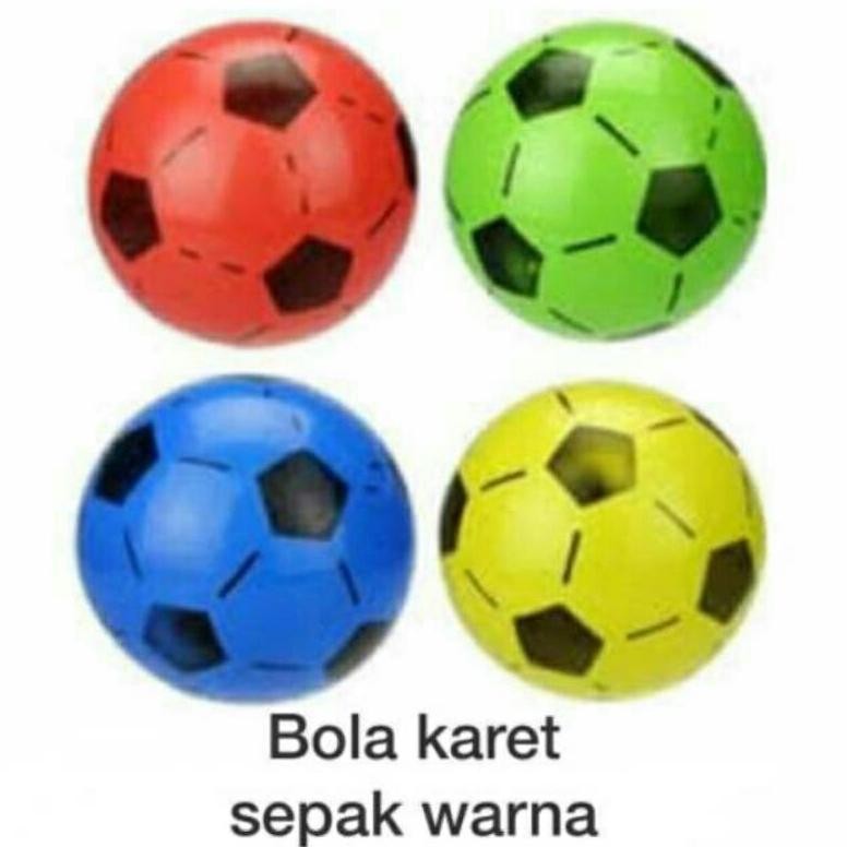 Flash Sale Bola Duri 30Cm / Bola Karet Soccer / Bola Kaki / Bola Sepak / Rubber / Sepak Bola Anak