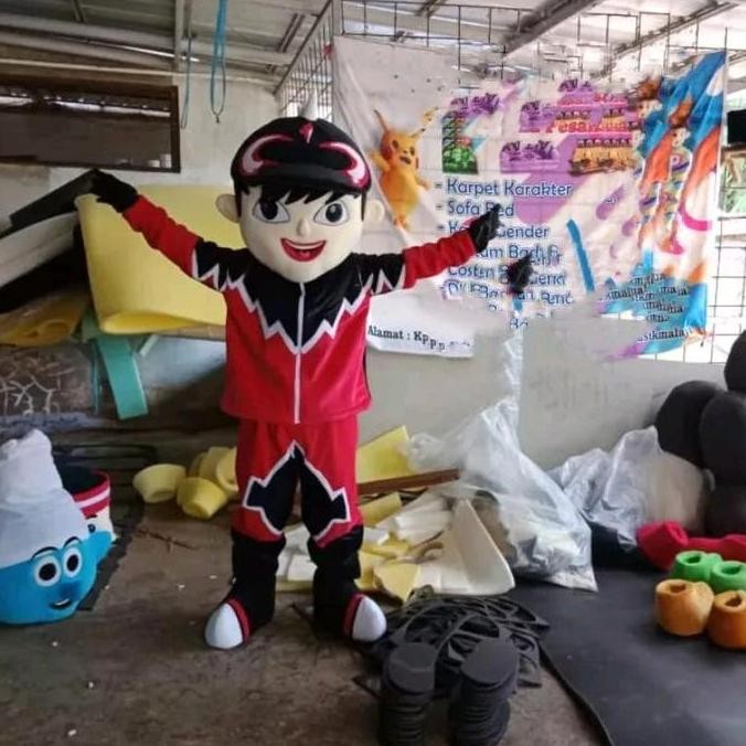 Ready  Kostum badut Boboiboy api