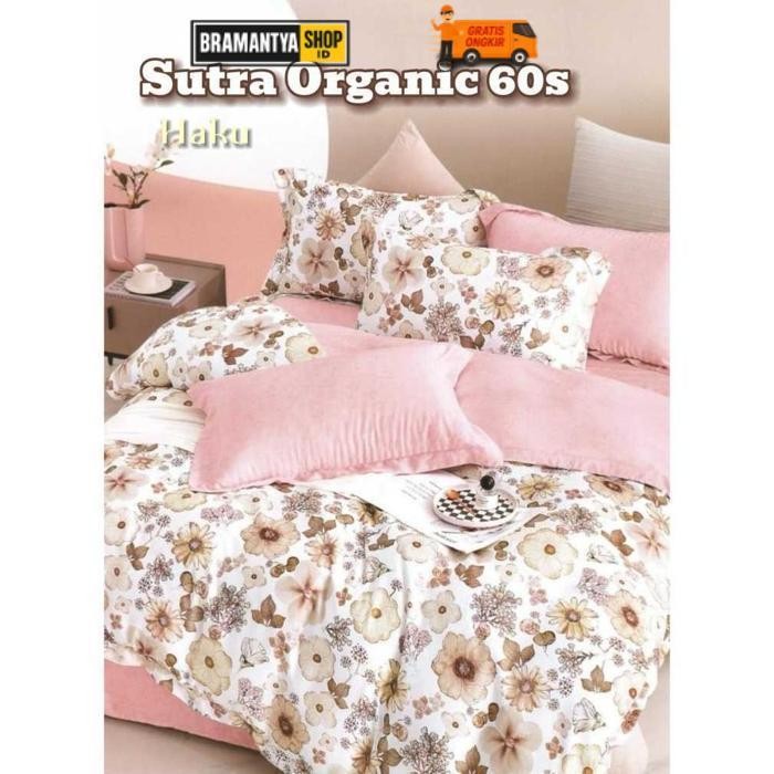 New Sprei Set Sutra Organic 60S / Sprei Sutra Silk Serat Bamboo / Sprai Sutra Kingkoil / Sprei Kings