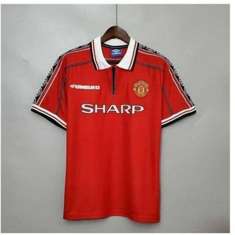 JERSEY RETRO MAN UNT MU HOME 1998/1999 TRIBEL WINNER