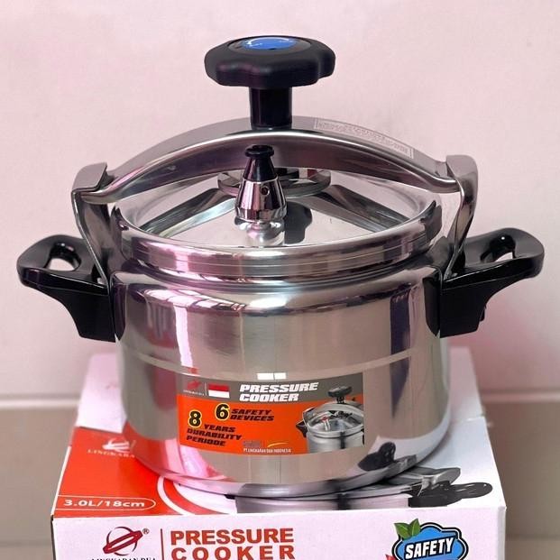 Panci Presto 18 Liter 30 Cm Ukuran Besar Pelunak Daging Alumunium Stainless Tebal Murah Promo