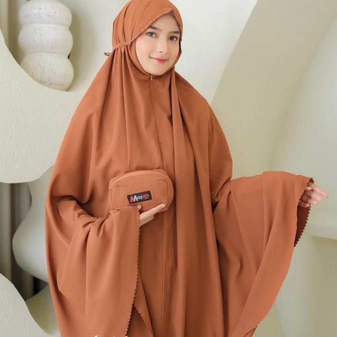 Mukena Traveling Dewasa Mini Pouch Silk Mukena Travel Tas Mini Silk