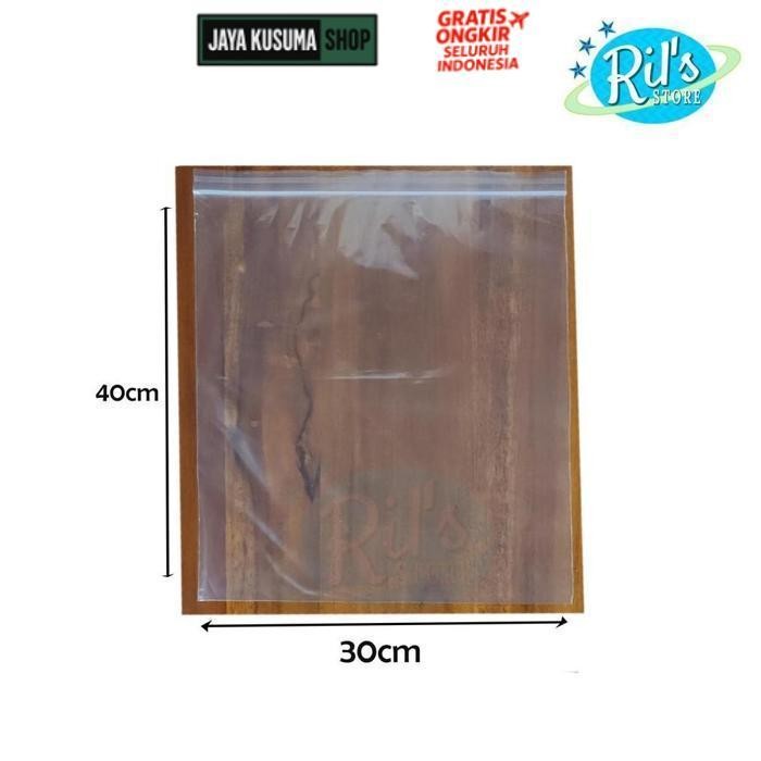 Prermium Plastik Klip Bening C-Tik 30 X 40 Cm Isi 100 Lembar Plastik Klip / Ziplock Bening 30X40  / 