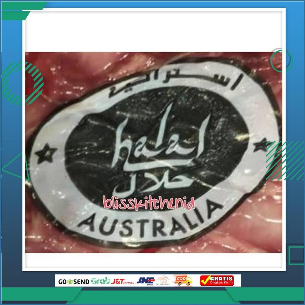 Daging Paha Kambing Muda / Domba Impor / Aus Lamb Leg Boneless 250Gr Grab