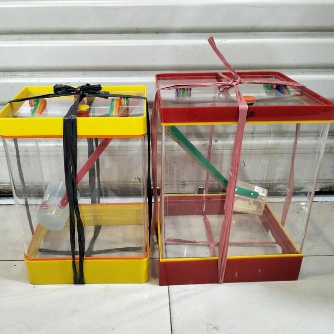 AQUARIUM ES AKRILIK / TEMPAT ES BUAH BAHAN AKRILIK