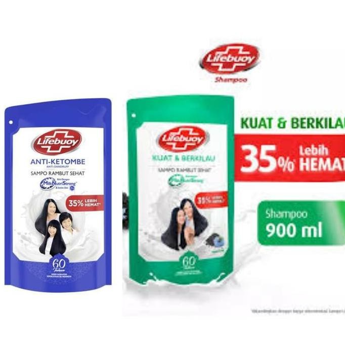 Lifebuoy Shampoo 900ml / shampo
