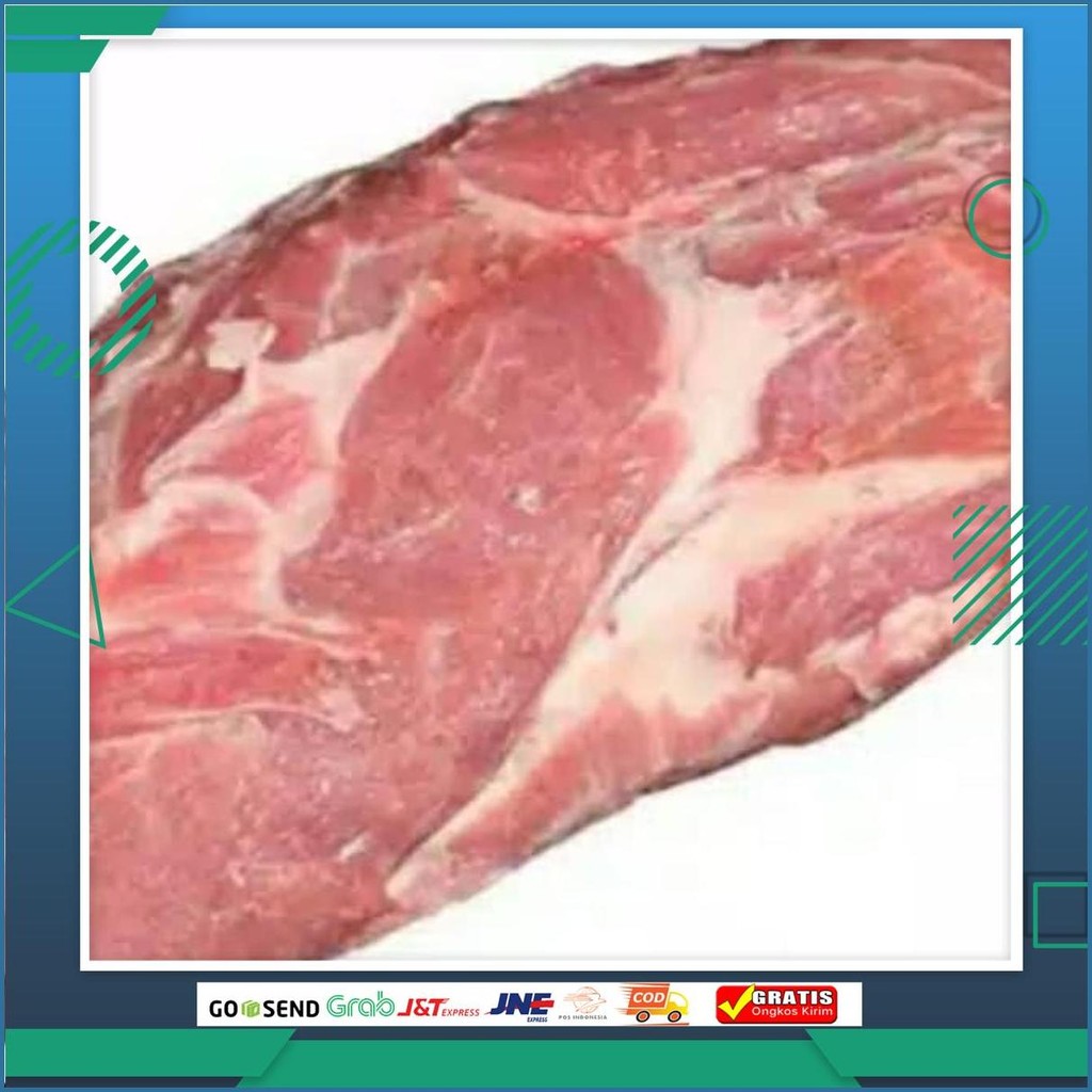 Kapsim Kembang Chuck Loin Pork Daging Babi Berkualitas Tinggi Cocok Untuk Cha Sio Tumis Bakso Urat I