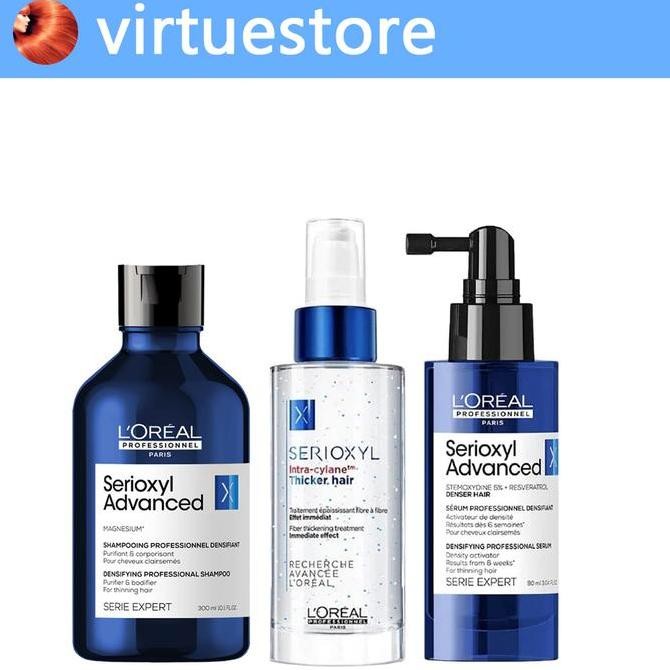 Loreal Serioxyl Shampoo Denser Thicker Serum Rambut Rontok Menipis