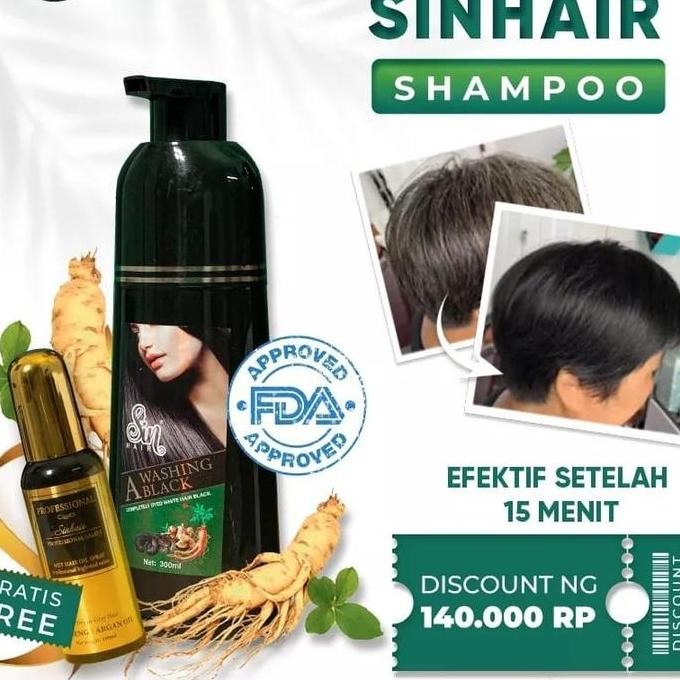 SIN HAIR PREMIUM A WASHING BLACK & BROWN READY STOK JAPAN ORIGINAL