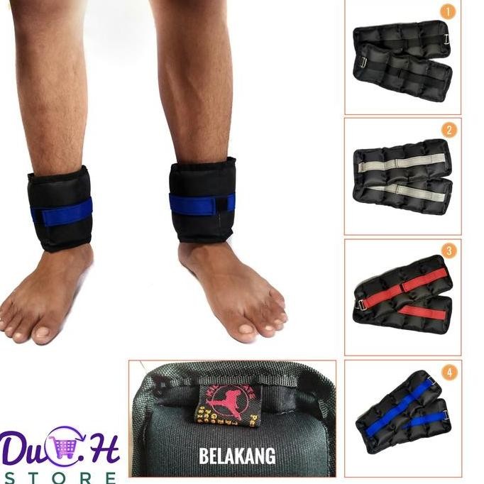 Pemberat kaki 1kg bendel kaki fitnees Penguat otot kaki beban olahraga