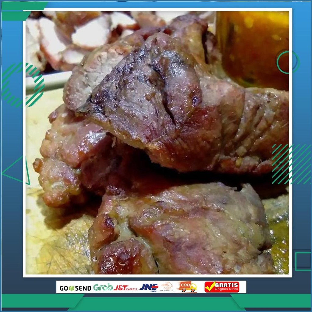 Sei Babi Asap 500Gr Daging Babi Asap Khas Kupang Non Halal