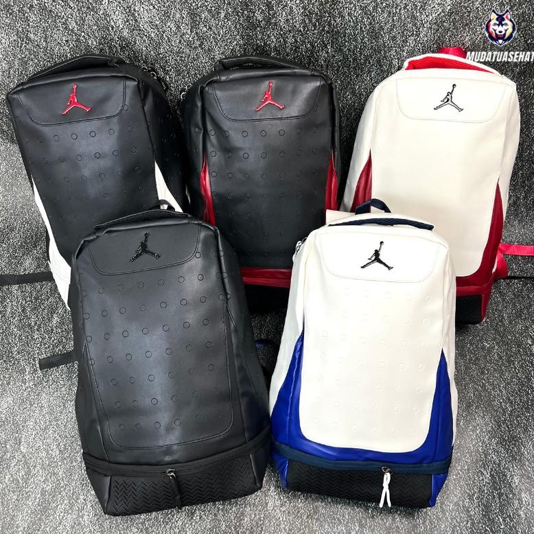Special AIR JORDAN RETRO 13 LEATHER BACKPACK / TAS RANSEL KULIT / BAGPACK / TAS SEKOLAH / TAS KULIAH