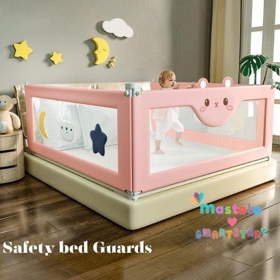 Mastela Baby Bed Rail Safety Guard Bed Guard Rail Fence Pagar Pembatas Pengaman Pagar Kasur Bayi