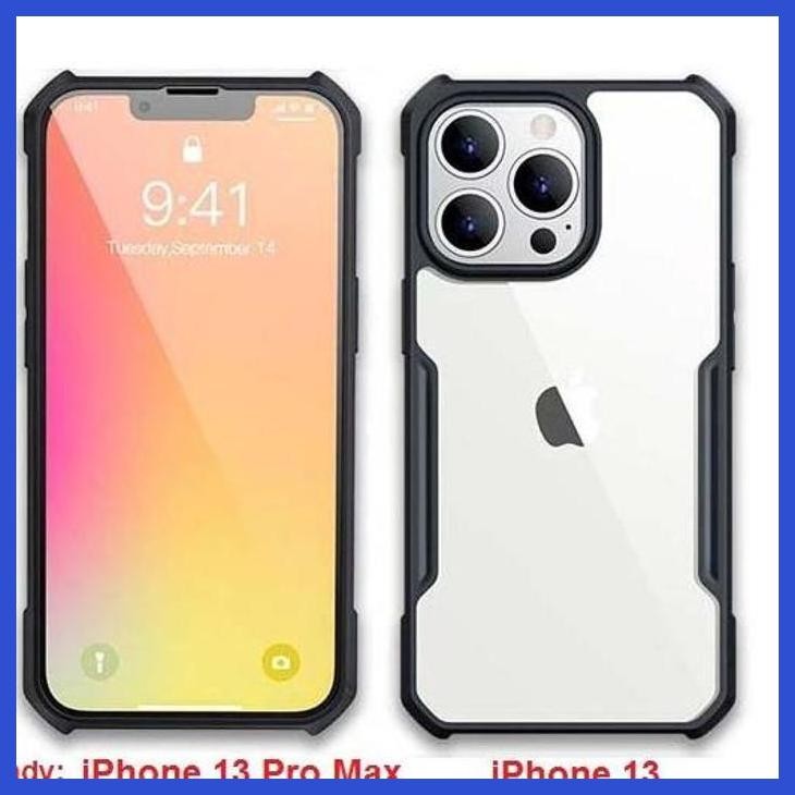 PROMO XUNDD ORIGINAL APPLE IPHONE 13 PRO MAX 13 MINI SOFT HARD CASE HYBRID PACKING AMAN