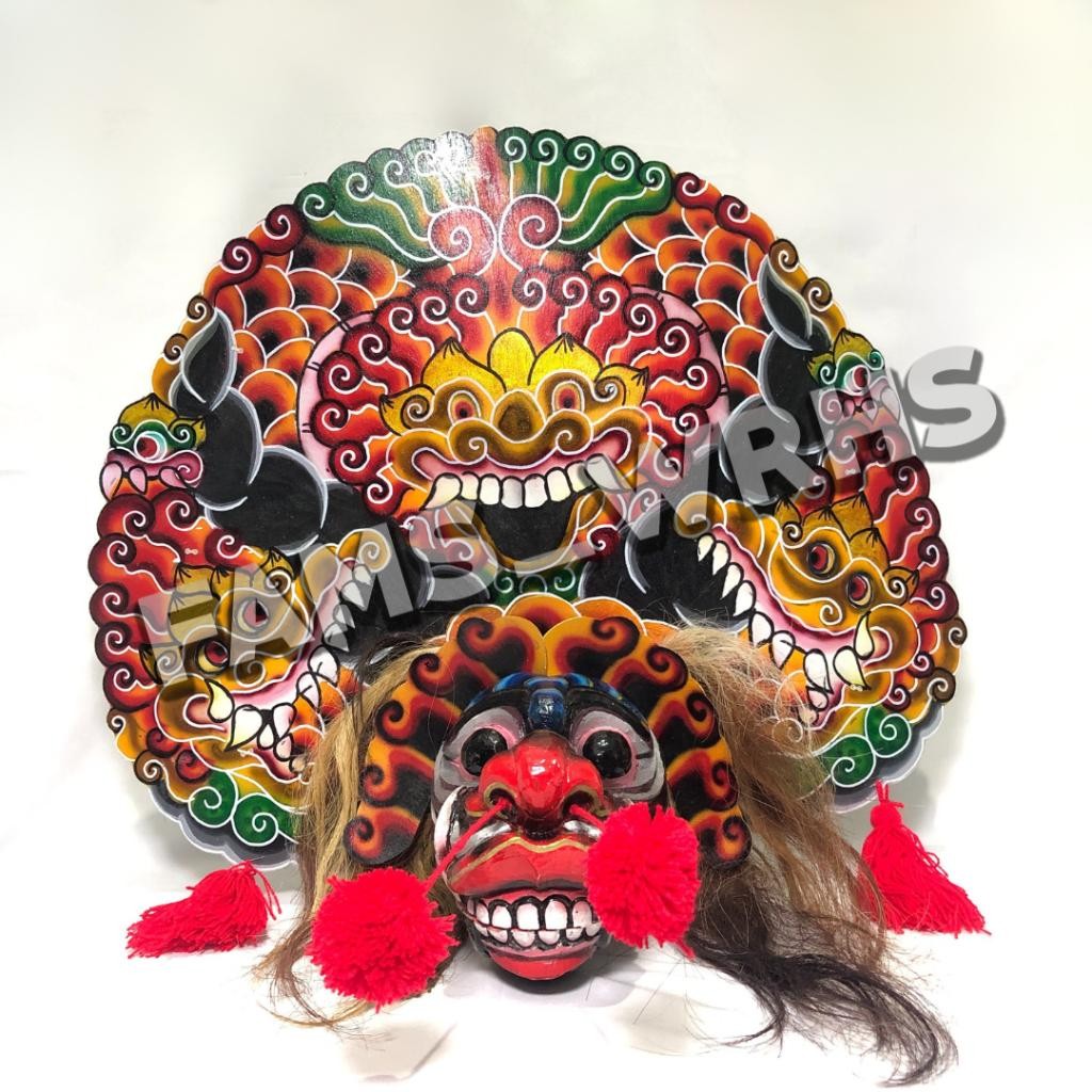 Barongan Telon Vip Ukuran 22 Full Kayu Barongan Caplokan Kayu