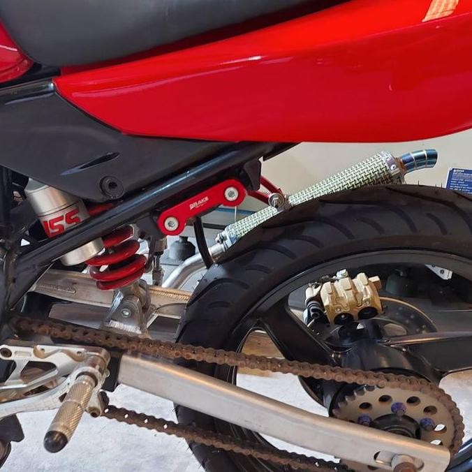Bracket Breket Knalpot / Step Jomblo Cobra Merek Drake Racing Ninja Rr