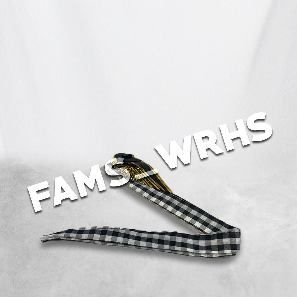 Udeng Bali Batik Motif Polos Udeng Instan Siap Pakai