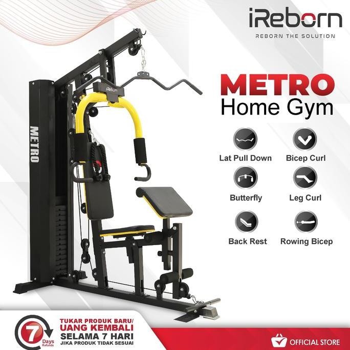Alat Fitness Home Gym 1sisi 150LBS iReborn Metro