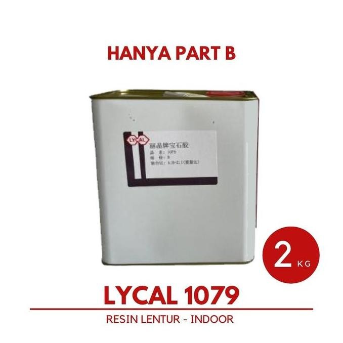 Promo Resin bening lycal lentur - Lycal 1079 - Part B katalis 2kg COD