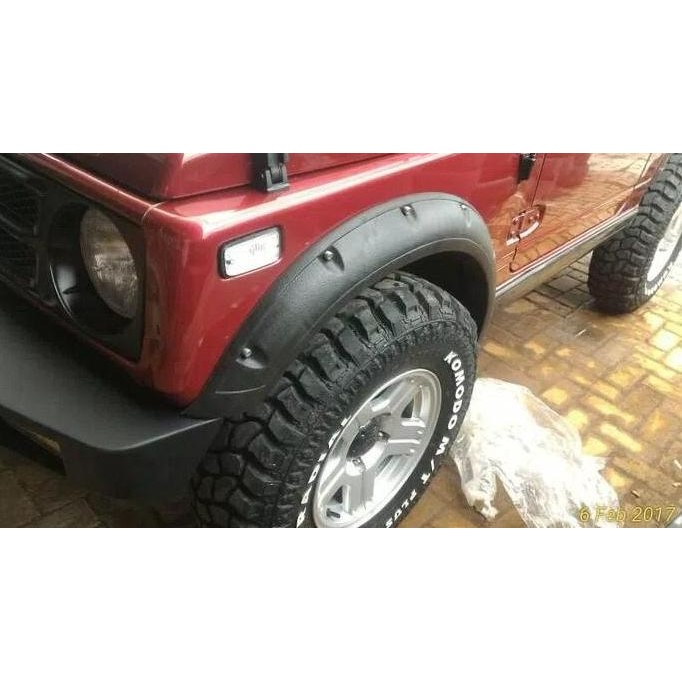 Over Pender Fender Bahan Karet Lentur Bukan Fiber Jimny Katana
