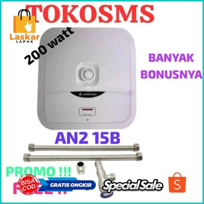Promo T-56 Water Heater Ariston An215B 200 Watt 15 Liter An2 15B ( Pengganti Tipe An15R ) An 2 15 B 