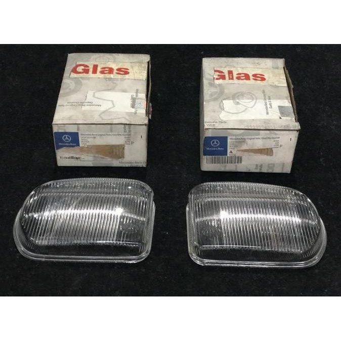 Kaca Fog Lamp Mercedes W210 Facelift - RH dan LH - OEM Mercedes