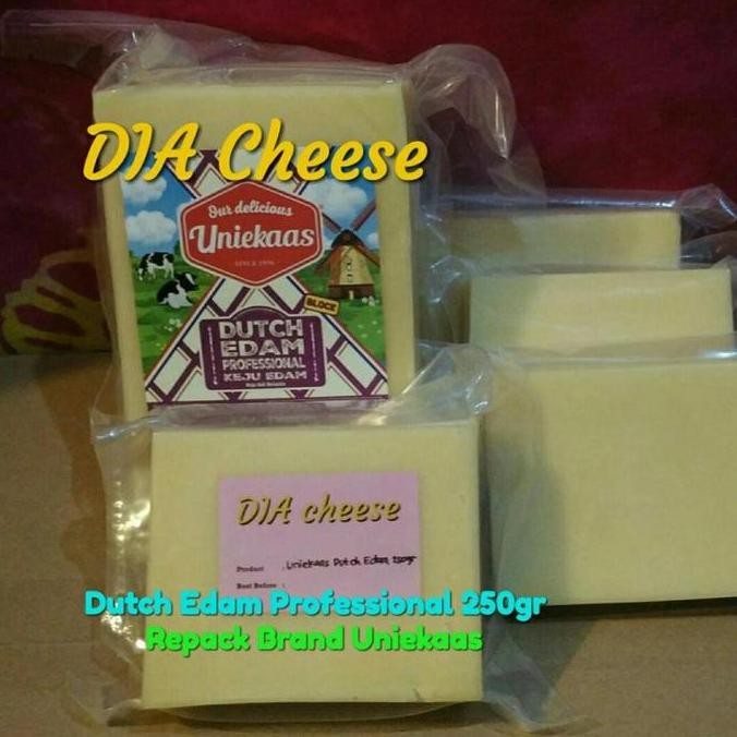 Keju Block Edam Professional 250 gr REPACK - Uniekaas WAR