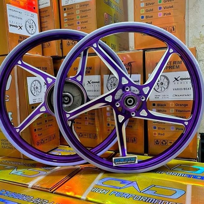 Velg Pelek Racing Delkevic D55 Yamaha FIZR /Jupiter Lama/Vega Lama/Crypton/Alfa /Jupiter Burhan Forc