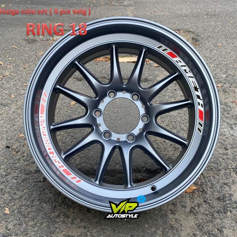 Velg HSR AMETH Ring 18 Terbaru Lobang 6 Model Velg Lenso Venom 5 Velg Mobil Pajero Fortuner R18 Bisa